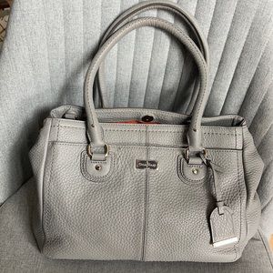 🏷 LAST DROP BUY NOW — Cole Hann Gray Handbag with FREE WALLET AND DUST BAG!